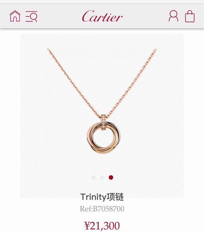 Cartier necklace 11lyx27 (9)