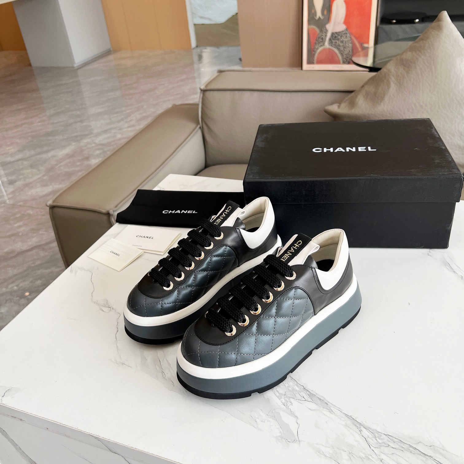Chanel sz35-40 4cm 15