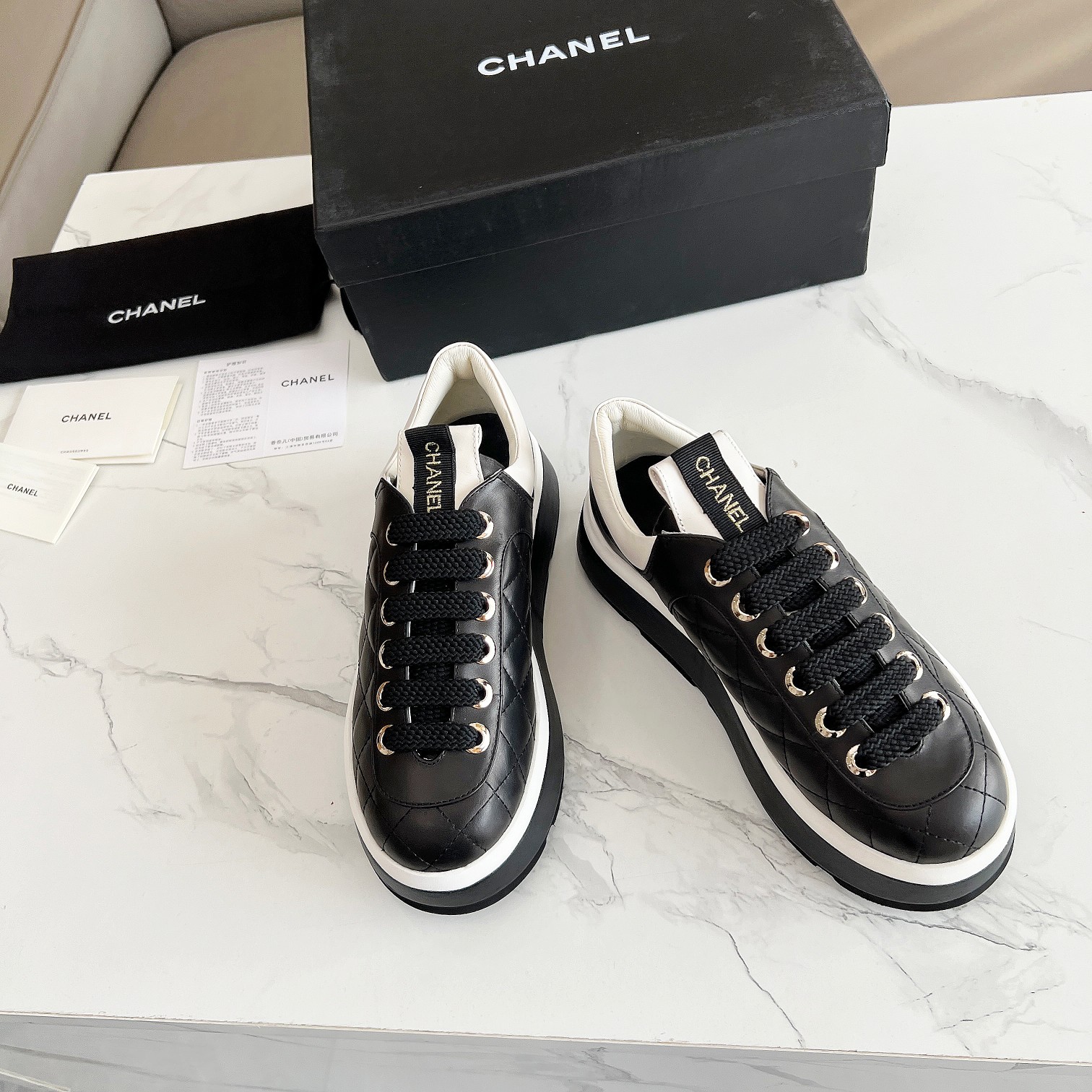 Chanel sz35-40 4cm 15