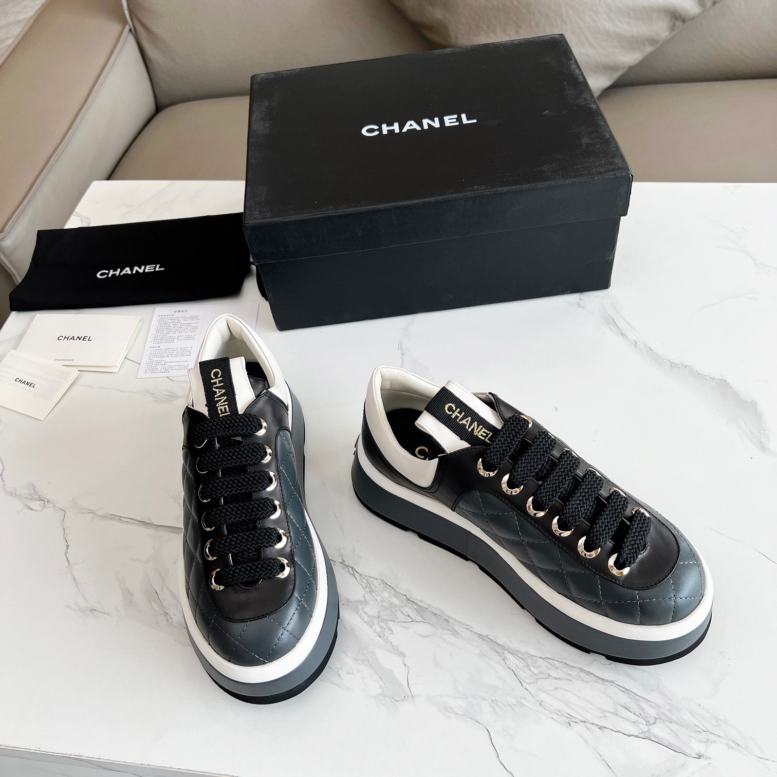 Chanel sz35-40 4cm 15