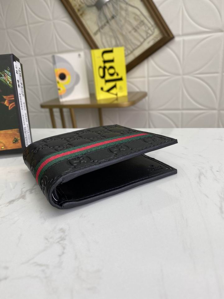 Gucci 138042啡色压花11x9cm zy (1)