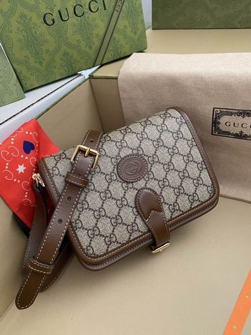 Gucci 671620杏棕 20x17x8cm ww (1)
