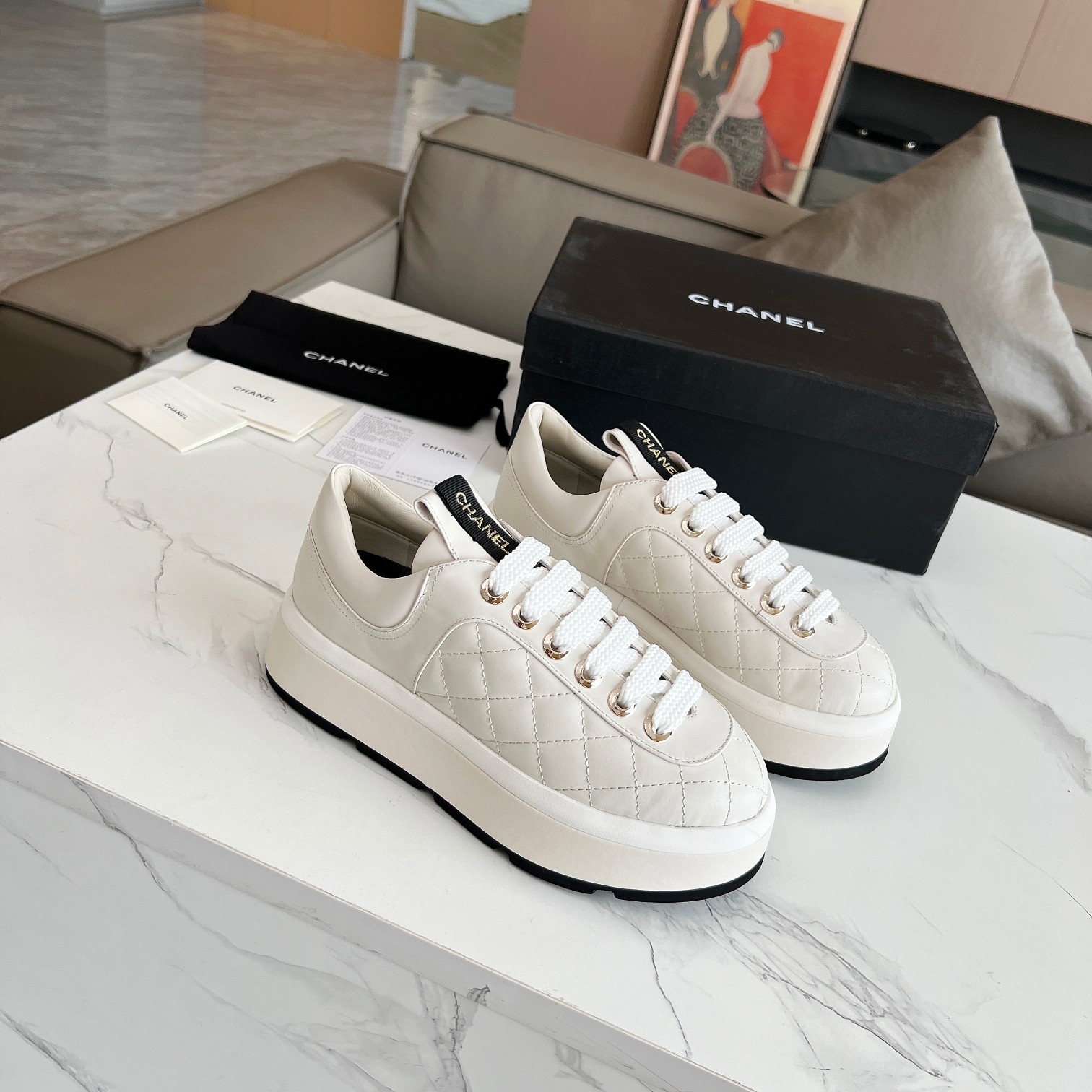 Chanel sz35-40 4cm 15