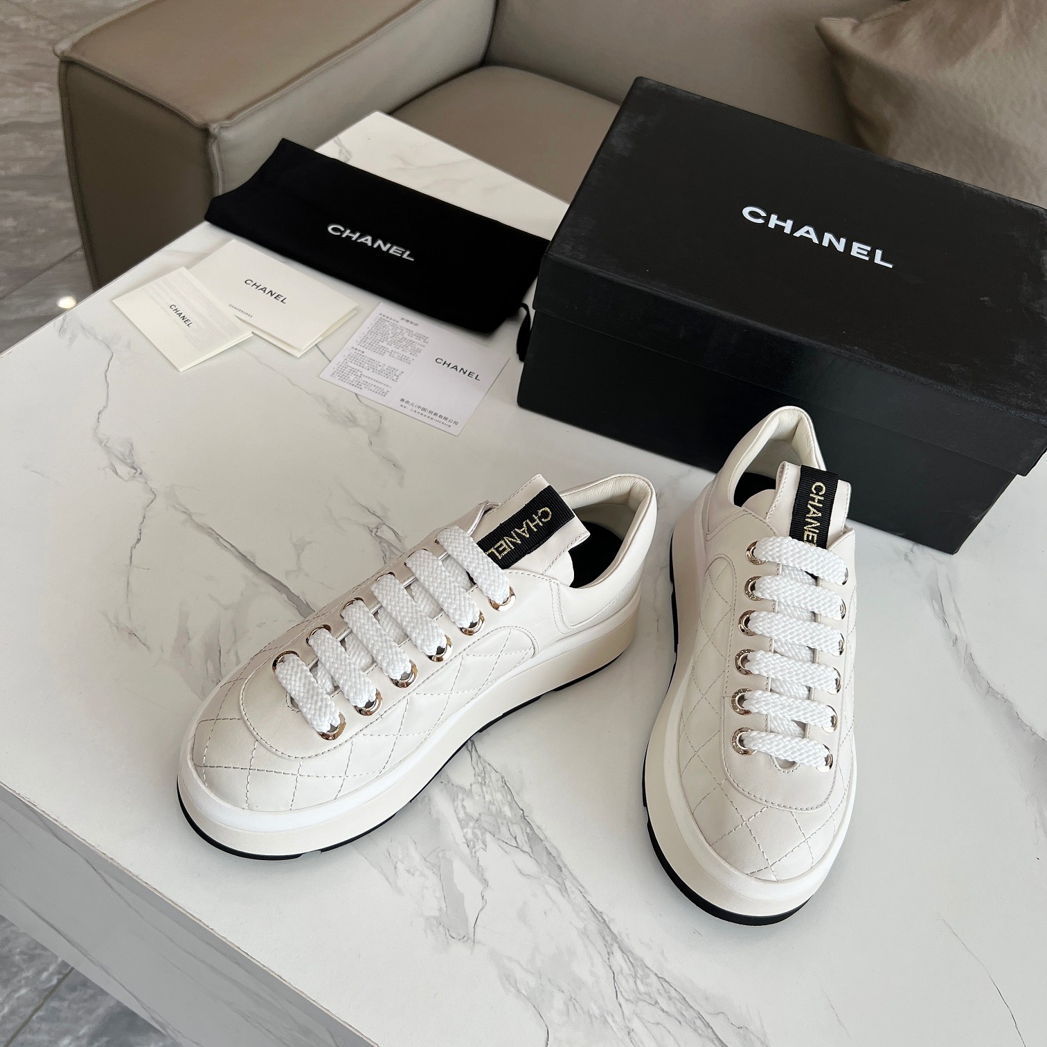 Chanel sz35-40 4cm 15