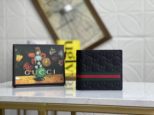 Gucci 138042啡色压花11x9cm zy (1)