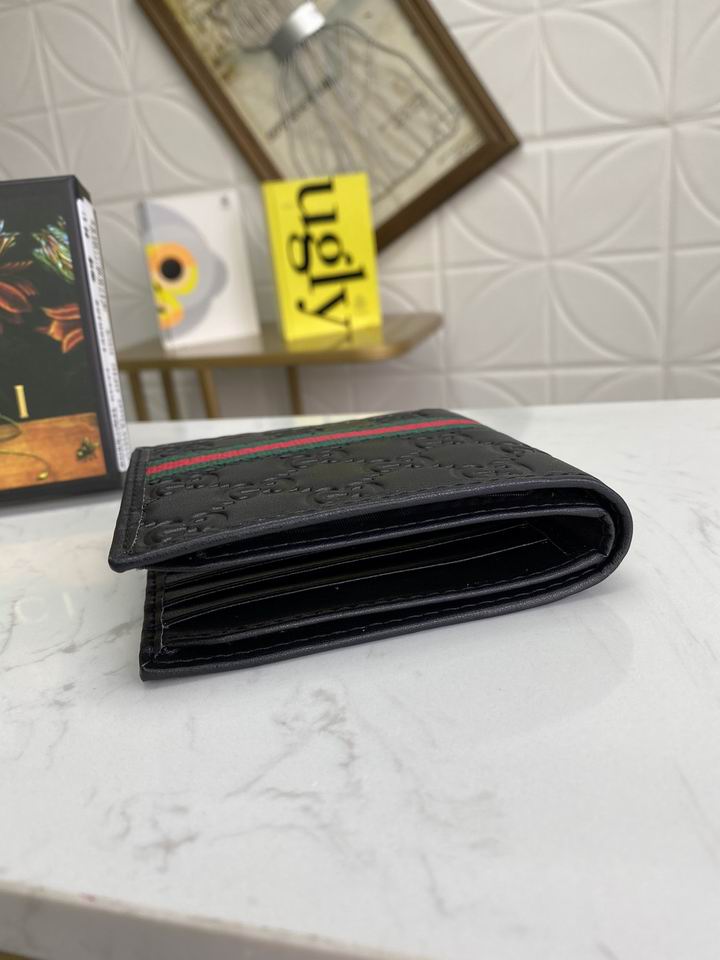 Gucci 138042啡色压花11x9cm zy (1)