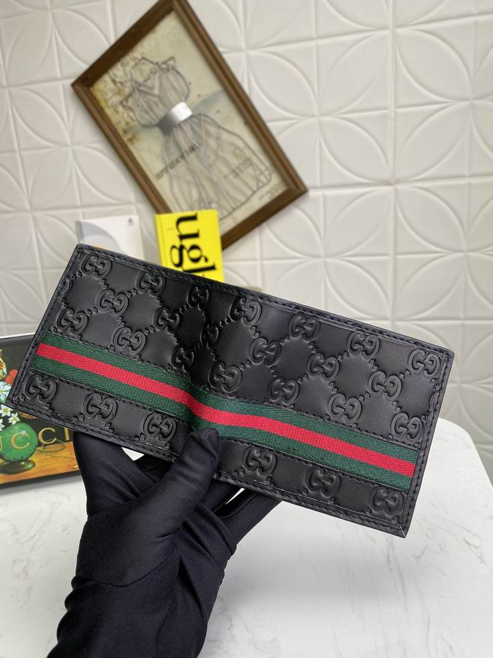 Gucci 138042啡色压花11x9cm zy (1)