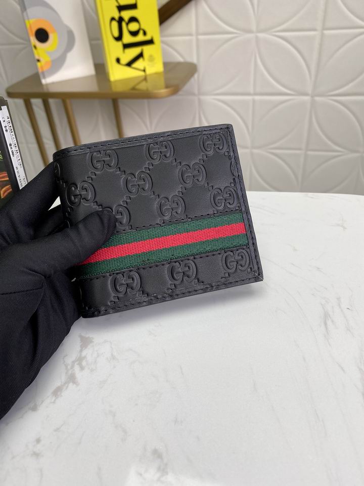 Gucci 138042啡色压花11x9cm zy (1)