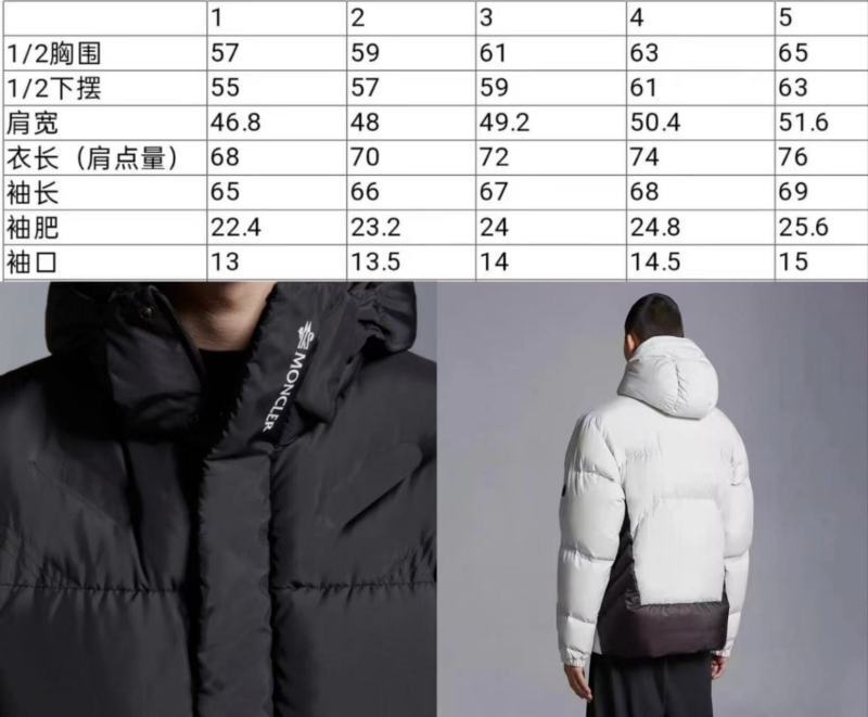 Moncler sz1-5 8qx89 (1)
