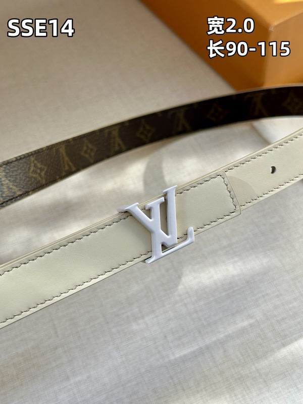 LV belt 20mmX90-115cm 8L (502)