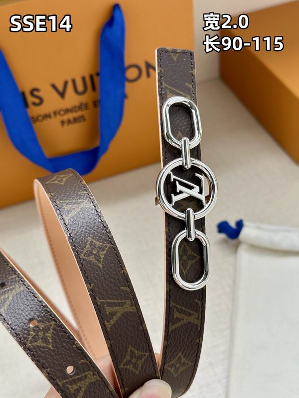 LV belt 20mmX90-115cm 8L (345)