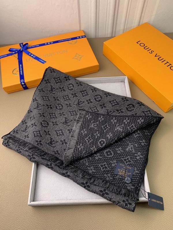 LV scarf 40X185cm 100%羊毛 E (33)