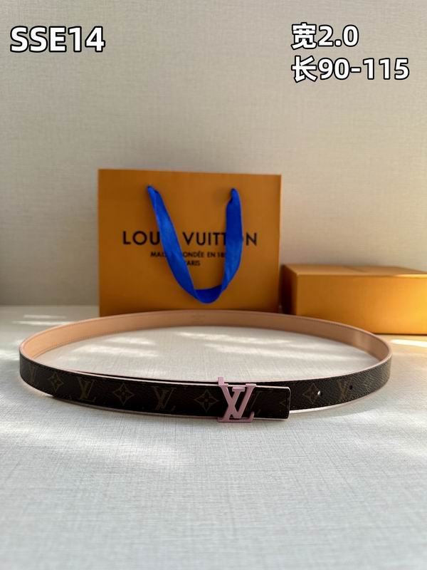 LV belt 20mmX90-115cm 8L (502)