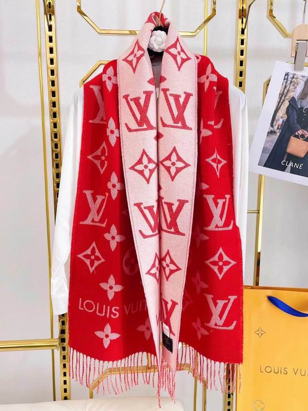 LV 34X180cm 100羊毛长巾 E (30)