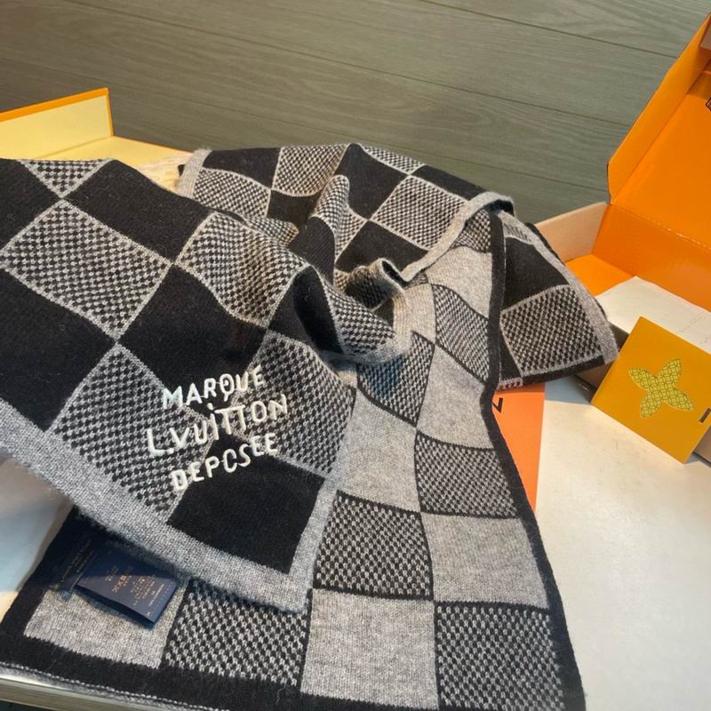 LV scarf 30X180cm 100%绵羊毛 E (17)