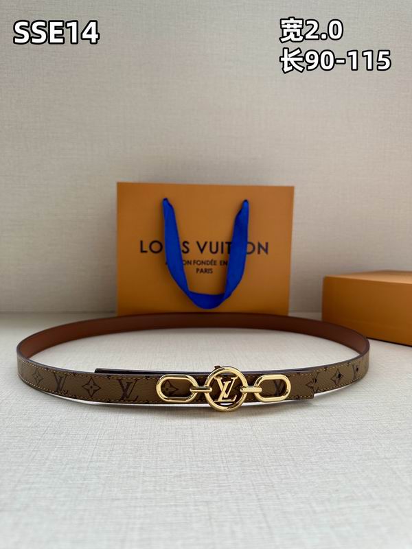LV belt 20mmX90-115cm 8L (345)