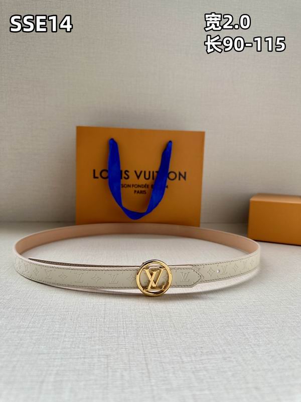 LV belt 20mmX90-115cm 8L (363)
