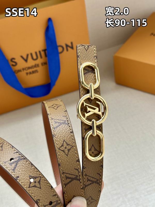 LV belt 20mmX90-115cm 8L (345)