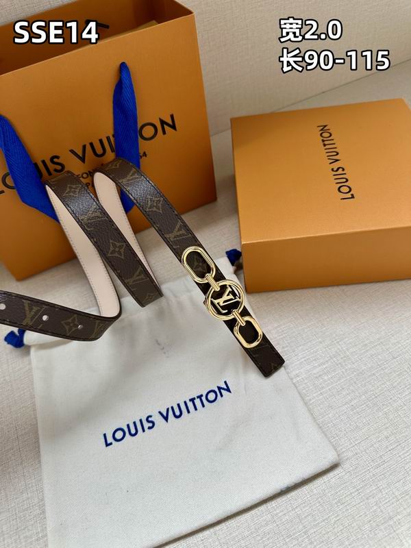 LV belt 20mmX90-115cm 8L (345)