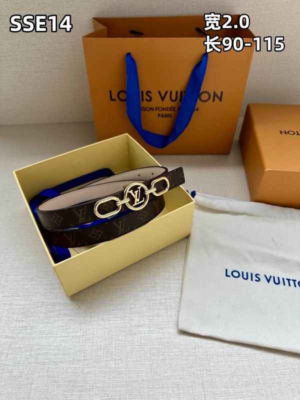 LV belt 20mmX90-115cm 8L (345)