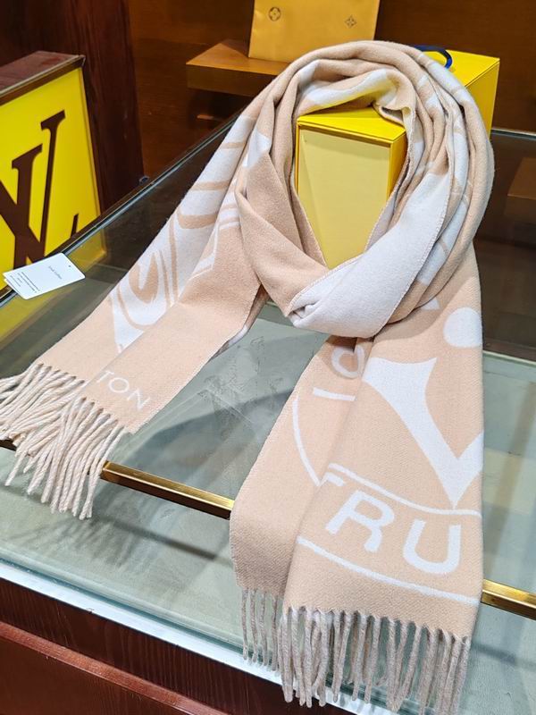 LV scarf 45X215cm 60%羊毛 40%山羊绒 E (16)