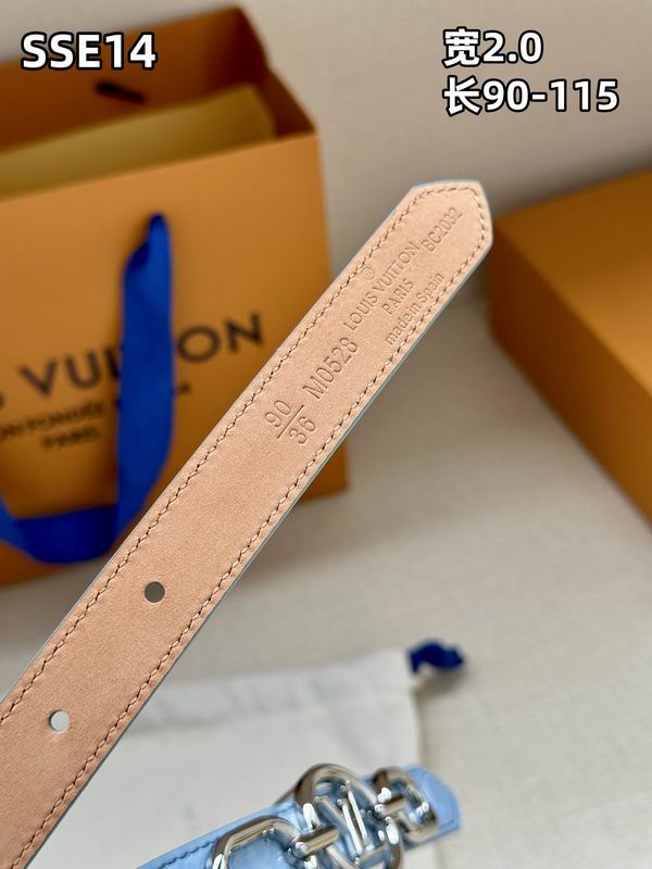 LV belt 20mmX90-115cm 8L (430)