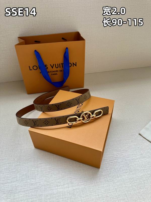 LV belt 20mmX90-115cm 8L (345)