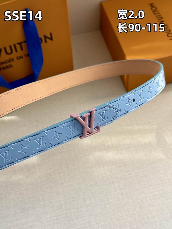 LV belt 20mmX90-115cm 8L (521)