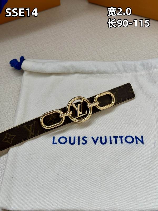 LV belt 20mmX90-115cm 8L (345)