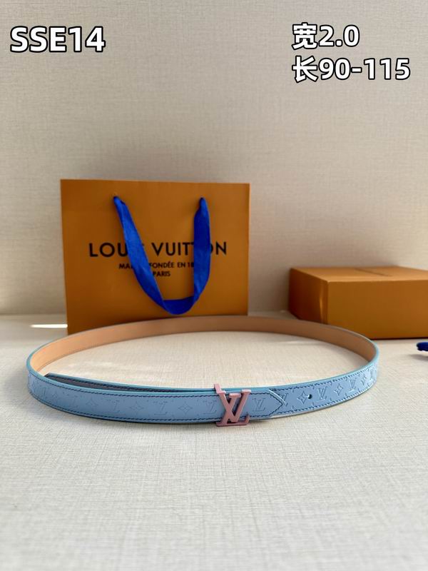 LV belt 20mmX90-115cm 8L (521)