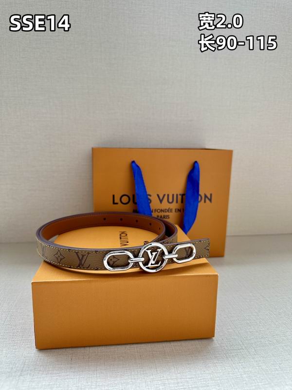 LV belt 20mmX90-115cm 8L (345)
