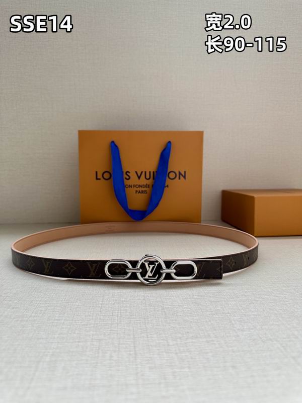LV belt 20mmX90-115cm 8L (345)
