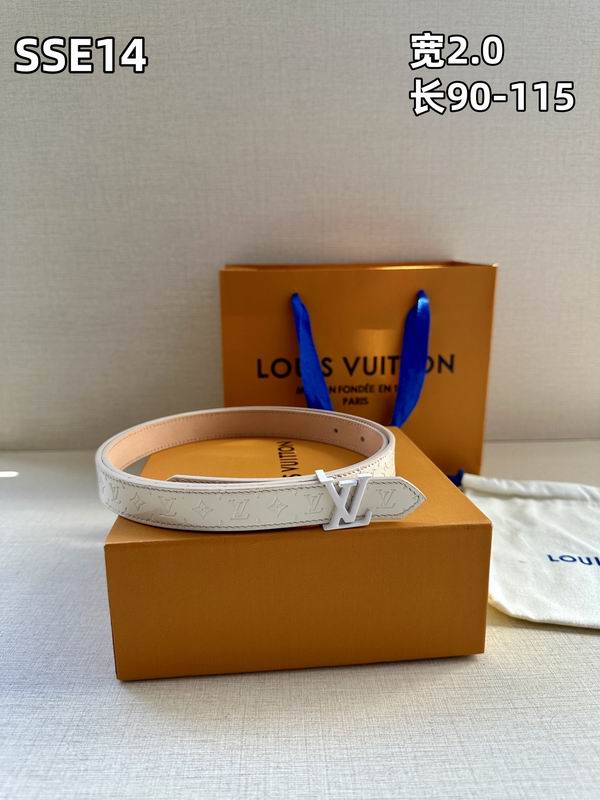 LV belt 20mmX90-115cm 8L (521)