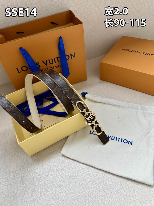 LV belt 20mmX90-115cm 8L (345)