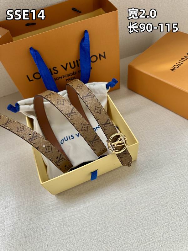 LV belt 20mmX90-115cm 8L (465)