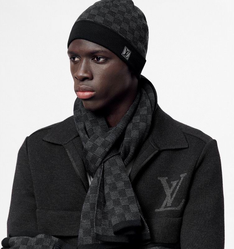 LV Scarf hat 30X180cm E10 (14)