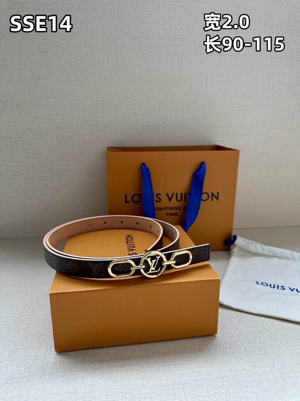 LV belt 20mmX90-115cm 8L (345)