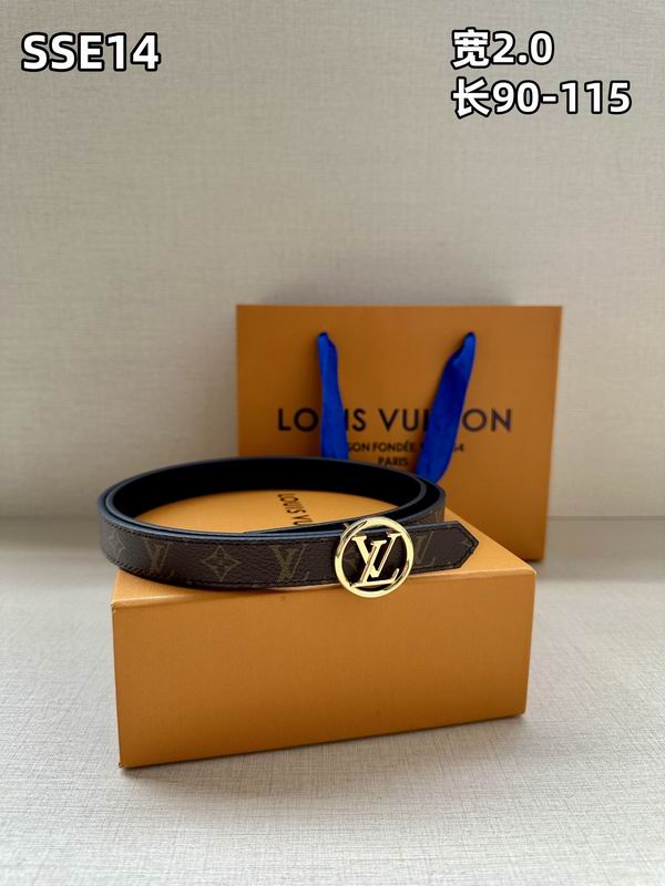 LV belt 20mmX90-115cm 8L (465)