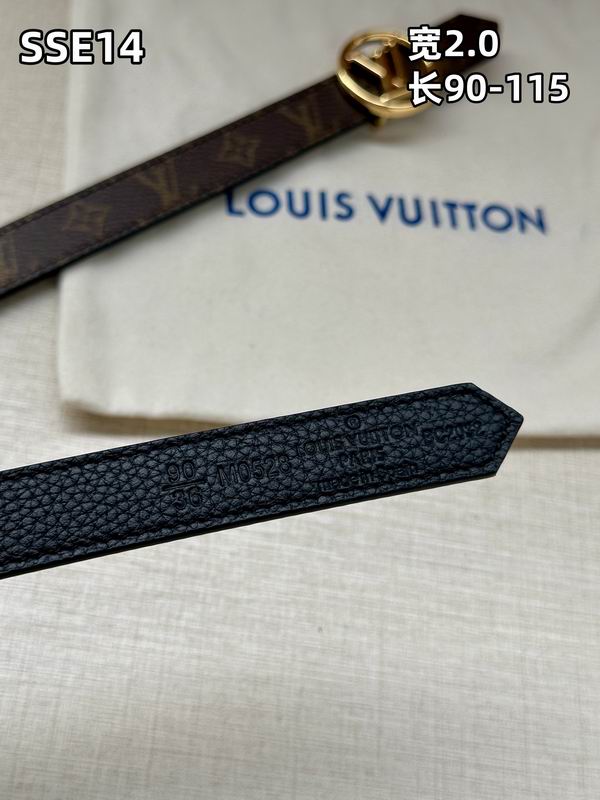LV belt 20mmX90-115cm 8L (465)