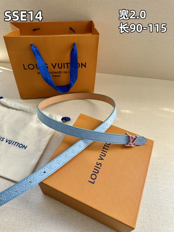 LV belt 20mmX90-115cm 8L (521)