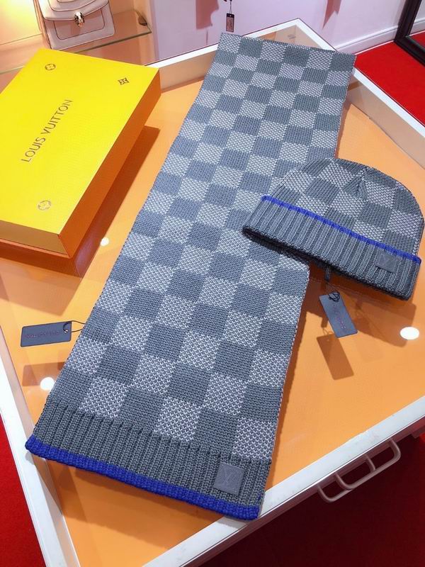 LV Scarf hat 30X180cm E08 (17)