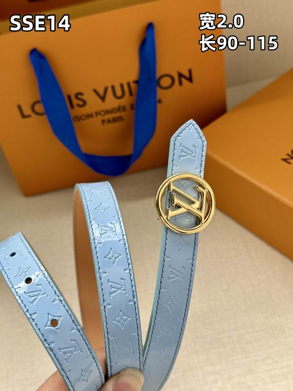 LV belt 20mmX90-115cm 8L (363)
