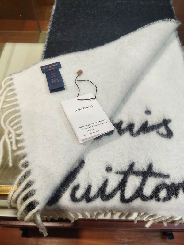 LV scarf 25X220cm 58%绵羊毛 42%羊驼毛 E (2)