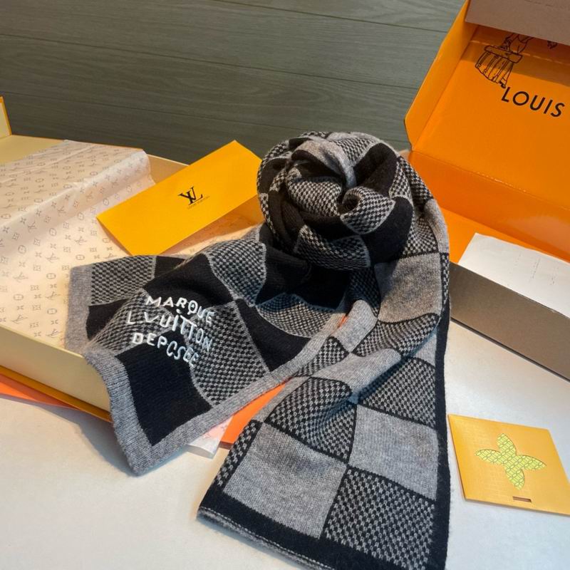 LV scarf 30X180cm 100%绵羊毛 E (17)