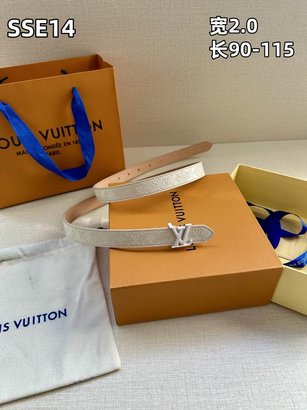 LV belt 20mmX90-115cm 8L (521)