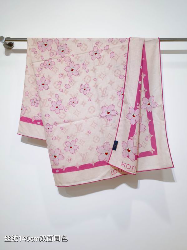 LV Scarf 140X140cm 70%羊绒30%真丝 E43 (16)
