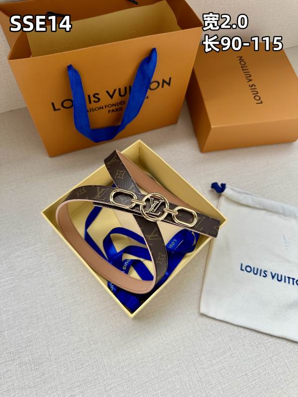 LV belt 20mmX90-115cm 8L (345)