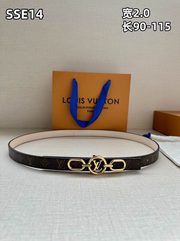 LV belt 20mmX90-115cm 8L (345)