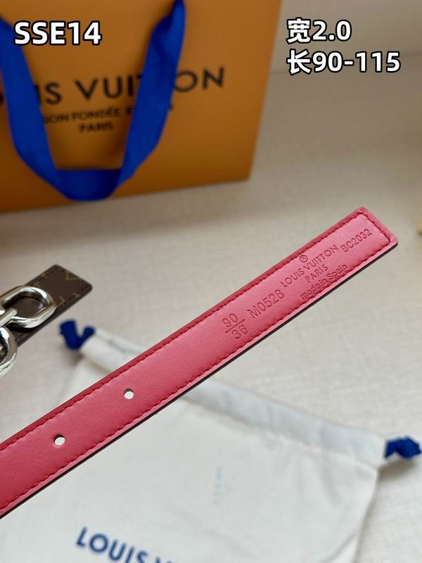 LV belt 20mmX90-115cm 8L (345)