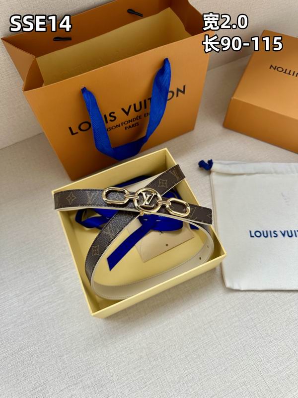 LV belt 20mmX90-115cm 8L (345)